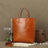 Full Grain Leather Tote Bag Women Leather Purse Leather Shopping Bag Woman Shoulder Bag Everyday Use Tote RockCow Leather Studio