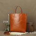 Full Grain Leather Tote Bag Women Leather Purse Leather Shopping Bag Woman Shoulder Bag Everyday Use Tote RockCow Leather Studio