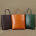 Full Grain Leather Tote Bag Women Leather Purse Leather Shopping Bag Woman Shoulder Bag Everyday Use Tote RockCow Leather Studio
