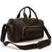 Full Grain Leather Travel Bag Handmade Leather Duffle Bag Mens Overnight Bag Weekender Bag RockCow Leather Studio