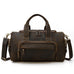 Full Grain Leather Travel Bag Handmade Leather Duffle Bag Mens Overnight Bag Weekender Bag RockCow Leather Studio