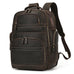 Full Grain Leather Travel Bag Large Leather Backpack For Men Backpack School Bag Leather Daypack Men Office Backpack RockCow Leather Studio
