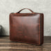 Full Grain Leather Travel Cable Organizer Bag Travel Electronics Accessories Bag Leather Tech Organizer RockCow Leather Studio