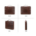 Full Grain Leather Travel Cable Organizer Bag Travel Electronics Accessories Bag Leather Tech Organizer RockCow Leather Studio