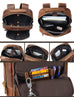 Full Grain Men's Leather Backpack Retro 15-inch Laptop Backpack Handcrafted Cow Leather Backpack RockCow Leather Studio