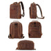 Full Grain Men's Leather Backpack Retro 15-inch Laptop Backpack Handcrafted Cow Leather Backpack RockCow Leather Studio