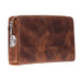 Lupus Leather Clutch Bag - LuggageDesigners