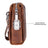 Lupus Leather Clutch Bag - LuggageDesigners