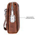 Lupus Leather Clutch Bag - LuggageDesigners