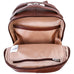 McKlein USA Parker 15" Leather Dual Compartment Laptop Backpack Assorted Colors