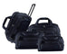 IZOD Gavin Soft shell Lightweight Duffel Rolling Bag 4 Piece Set Mirage Luggage