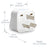 International Travel Adapter Plug Set - 5 pcs (GP-5PK) - Grounded Ceptics