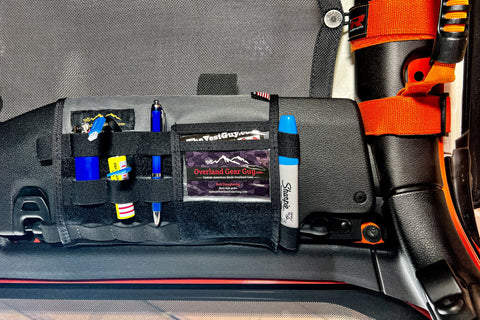 Jeep Gladiator MOLLE Visor Organizer - Tacoma Visor Overland Gear Guy