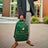 Emerald Green Leather Commuter Bag (XL Design) Sole Premise