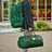 Emerald Green Leather Weekender Duffle Bag Sole Premise