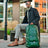 Emerald Green Leather Carry-On Patented Backpack (Only 300 Made) Sole Premise