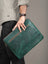 Green Laptop Sleeve Classy Leather Bags