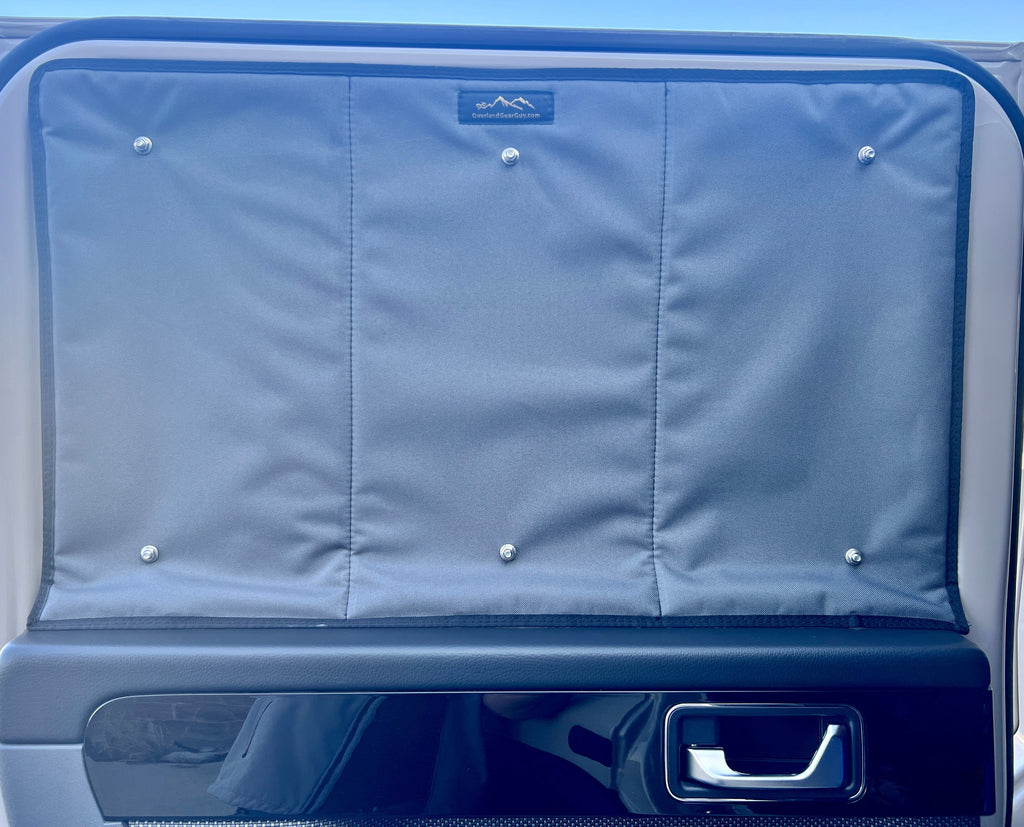 INEOS Grenadier Interior Insulated Window Covers Overland Gear Guy