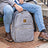 Grey Leather Commuter Bag Sole Premise