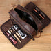 Groomsmen Gift Personalized Leather Toiletry Bag Waterproof Leather Dopp Kit Men's Shaving Kit, Christmas Gift RockCow Leather Studio