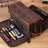 Groomsmen Gift Personalized Leather Toiletry Bag Waterproof Leather Dopp Kit Men's Shaving Kit, Christmas Gift RockCow Leather Studio