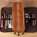 Groomsmen Gift Personalized Leather Toiletry Bag Waterproof Leather Dopp Kit Men's Shaving Kit, Christmas Gift RockCow Leather Studio
