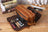 Groomsmen Gift Personalized Leather Toiletry Bag Waterproof Leather Dopp Kit Men's Shaving Kit, Christmas Gift RockCow Leather Studio