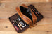 Groomsmen Gift Personalized Leather Toiletry Bag Waterproof Leather Dopp Kit Men's Shaving Kit, Christmas Gift RockCow Leather Studio