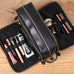 Groomsmen Gift Personalized Leather Toiletry Bag Waterproof Leather Dopp Kit Men's Shaving Kit, Christmas Gift RockCow Leather Studio