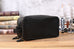Groomsmen Gift Personalized Leather Toiletry Bag Waterproof Leather Dopp Kit Men's Shaving Kit, Christmas Gift RockCow Leather Studio