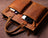 The Dagmar Leather Briefcase | Vintage Leather Messenger Bag STEEL HORSE LEATHER