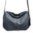 Mancini Pebbled Scarlet Crossbody Hobo bag Mancini