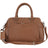 Mancini Pebbled Jennifer Satchel Bag