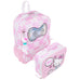 Hello Kitty All-Over Print Backpack with Detachable Lunchbox & 3D Charm Ful Luggage