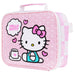 Hello Kitty All-Over Print Backpack with Detachable Lunchbox & 3D Charm Ful Luggage