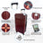 Hacienda 12-Bottle Wine Carrying Suitcase Dony Corp.