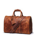 The Brandt Weekender | Small Leather Duffle Bag STEEL HORSE LEATHER