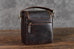 The Calista | Small Leather Camera Bag - Leather Camera Lens Case STEEL HORSE LEATHER
