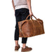 The Eira Duffle Bag | Vintage Leather Weekender STEEL HORSE LEATHER