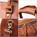 The Brandt Weekender | Small Leather Duffle Bag STEEL HORSE LEATHER