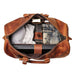 The Brandt Weekender | Small Leather Duffle Bag STEEL HORSE LEATHER