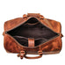 The Brandt Weekender | Small Leather Duffle Bag STEEL HORSE LEATHER