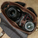 The Faust Leather Camera Bag | Crossbody Vintage Camera Messenger Bag STEEL HORSE LEATHER