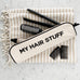 Hair Stuff Travel Case, Cream Bag-all