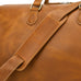Handcrafted Leather Weekender Bag Retro Full Grain Leather Duffle Bag Mens Leather Carry-on Bag Large Vacation Holidays Travel Bag RockCow Leather Studio