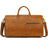 Handcrafted Leather Weekender Bag Retro Full Grain Leather Duffle Bag Mens Leather Carry-on Bag Large Vacation Holidays Travel Bag RockCow Leather Studio