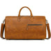 Handcrafted Leather Weekender Bag Retro Full Grain Leather Duffle Bag Mens Leather Carry-on Bag Large Vacation Holidays Travel Bag RockCow Leather Studio