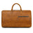 Handcrafted Leather Weekender Bag Retro Full Grain Leather Duffle Bag Mens Leather Carry-on Bag Large Vacation Holidays Travel Bag RockCow Leather Studio