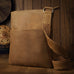 Handmade Leather Men's Crossbody Bag, Retro Genuine Leather Shoulder Bag for Men, Christmas gift RockCow Leather Studio