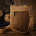 Handmade Leather Men's Crossbody Bag, Retro Genuine Leather Shoulder Bag for Men, Christmas gift RockCow Leather Studio